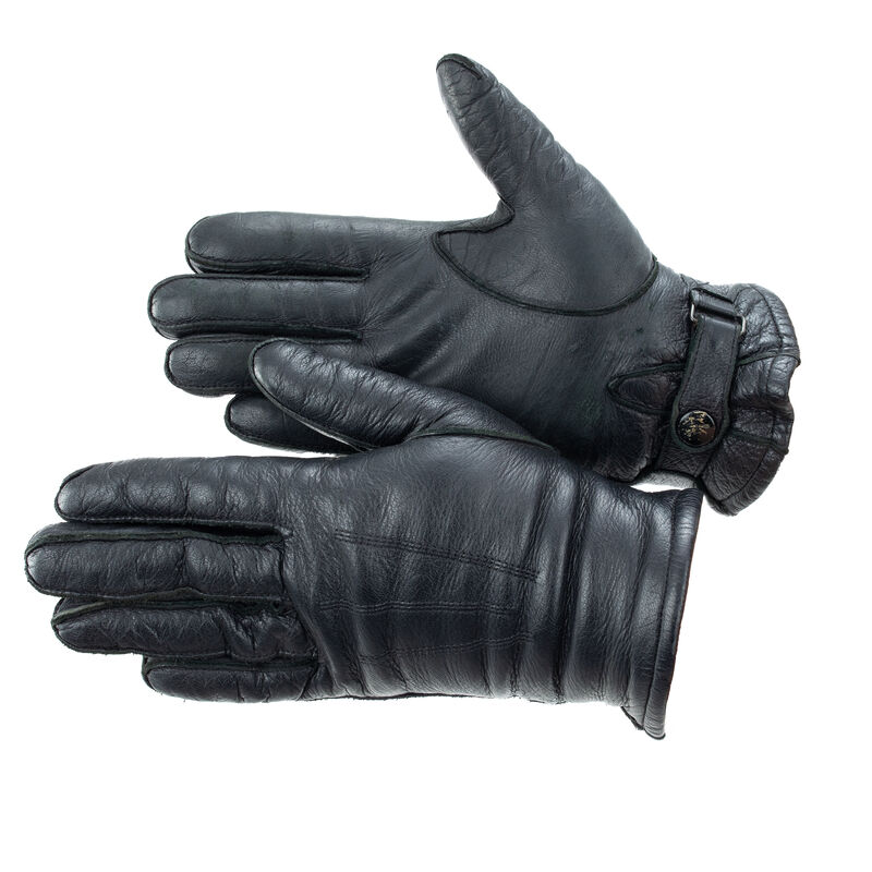 Dutch Black Leather Gloves w/ Sherpa | Issued, , large image number 0